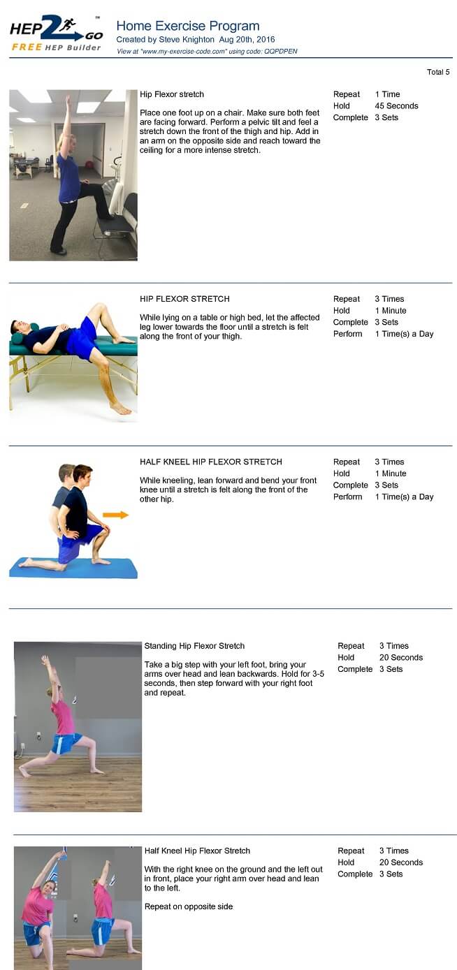 Hip Stretches For Back Pain