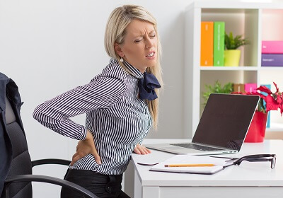 Woman Having Back Pain