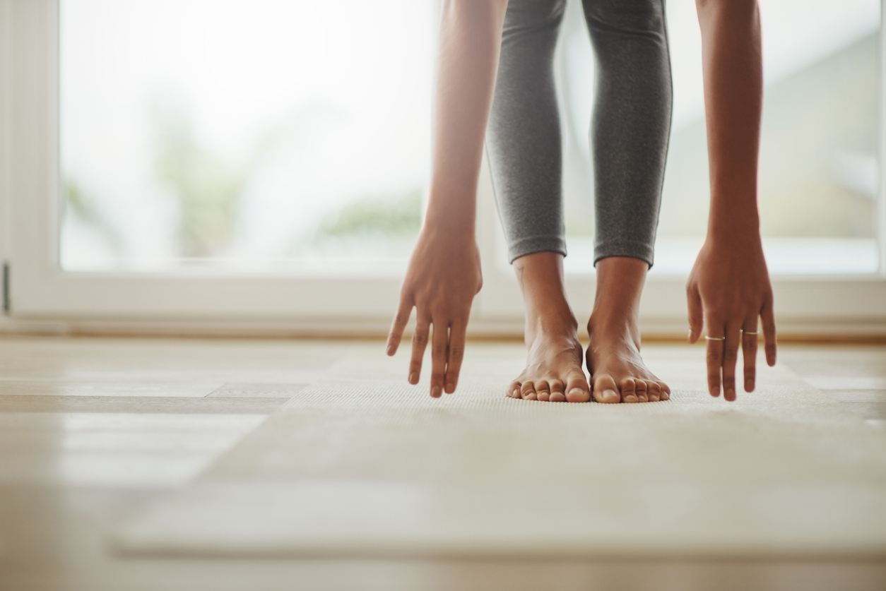 Yoga mat excerise