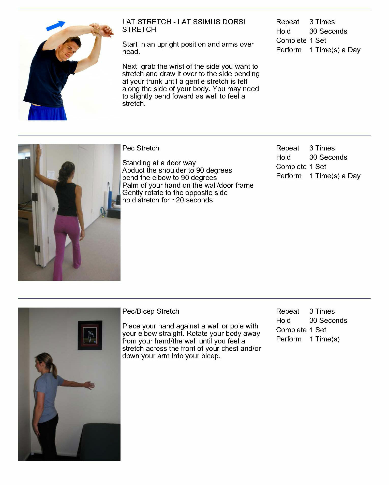 Shoulder stretches exercise Oakville chiropractor page2
