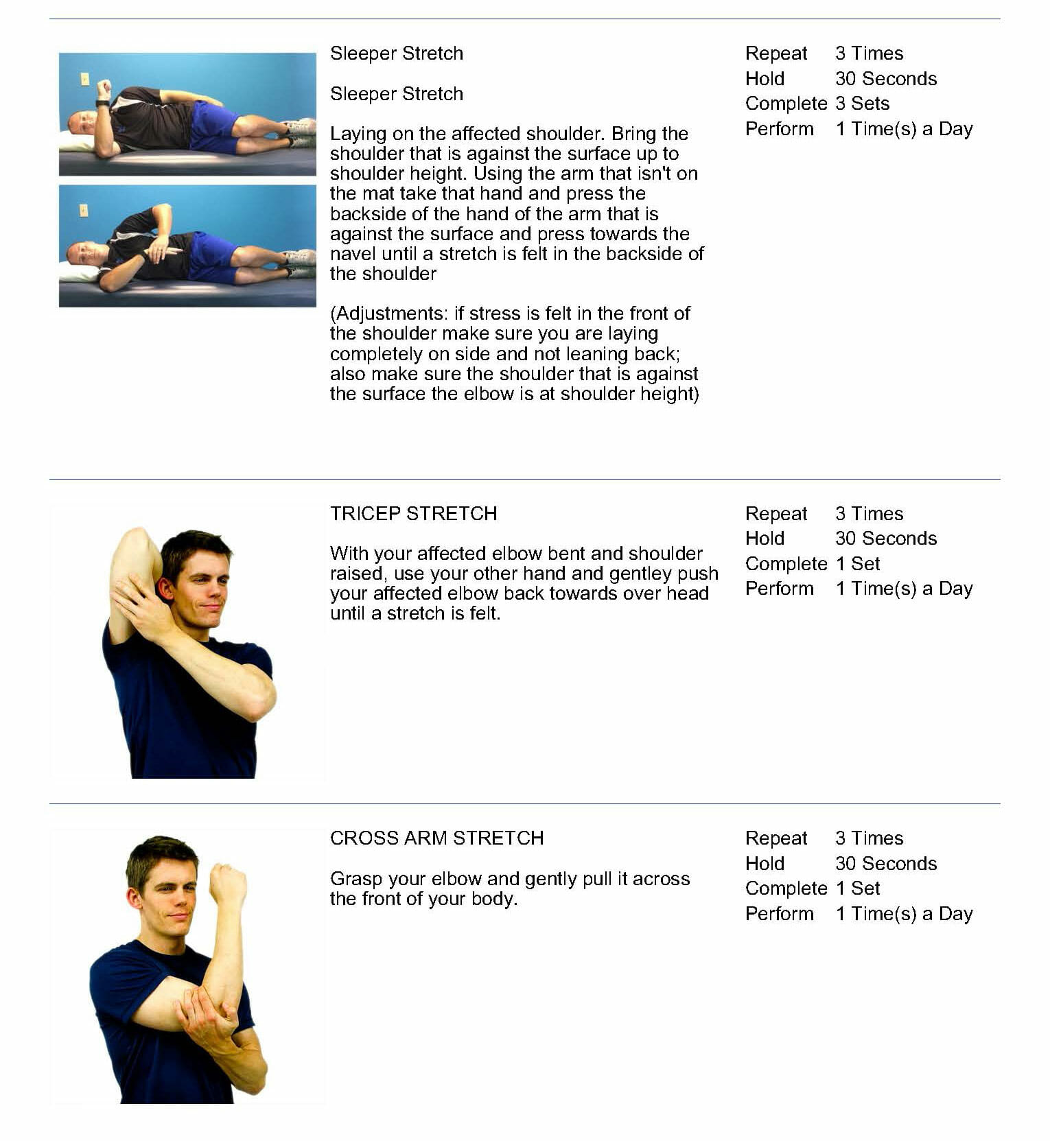 Shoulder stretches exercise Oakville chiropractor page3