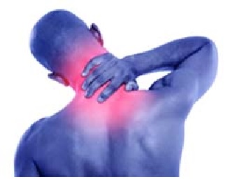 oakville chiropractor grabbing neck in pain