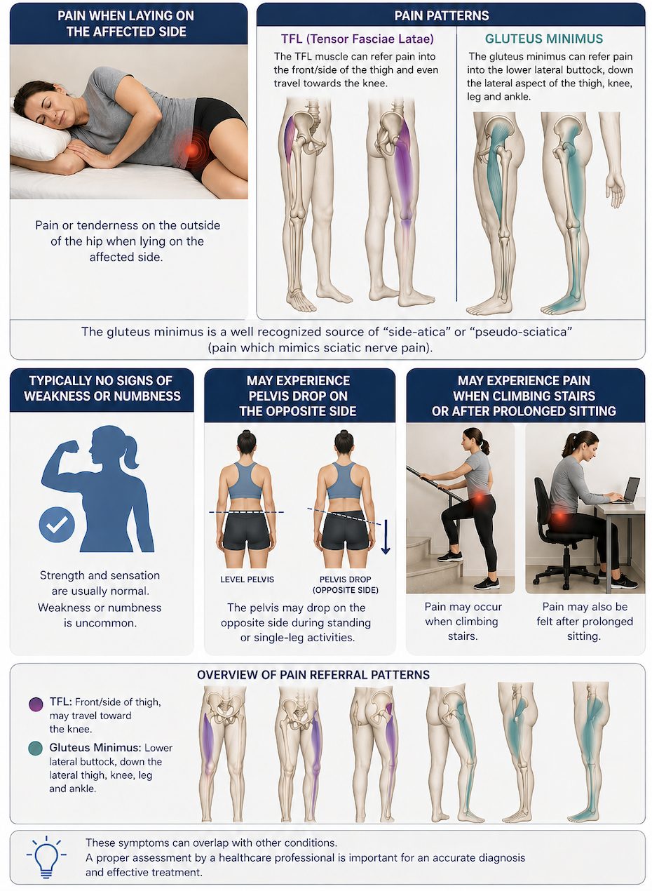 infographic on TFL pain