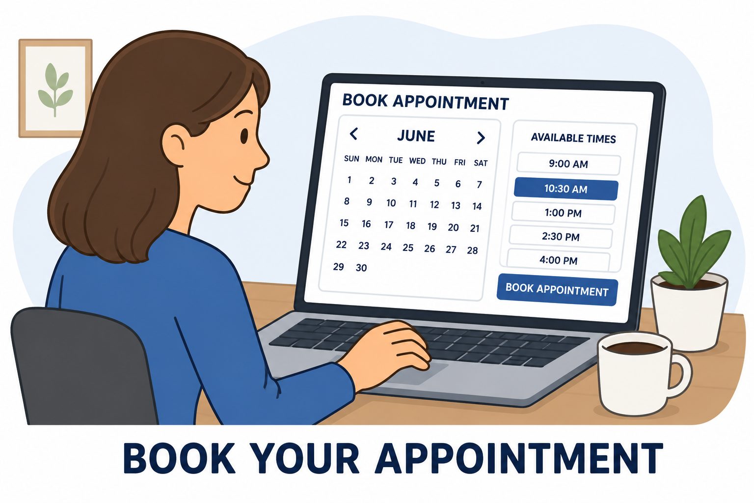 meme of female patient booking her iron treatment appointment